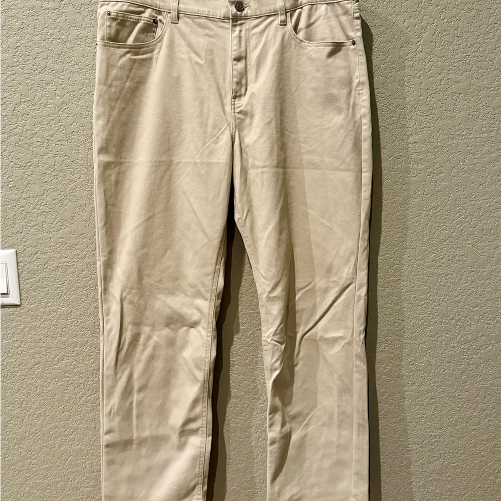 Men's Light Khaki Regular Fit Izod Jeans